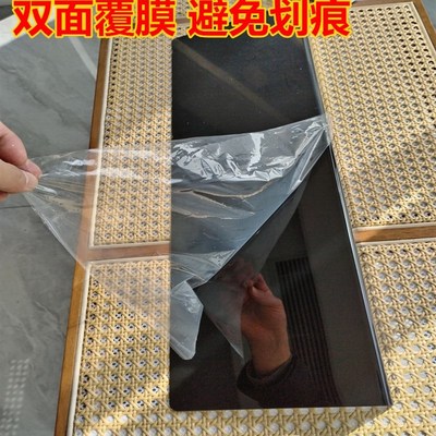 挡板隔板防猫遮丑白色厨房黑色塑料PVC学生桌面缝隙防掉墙面防脏