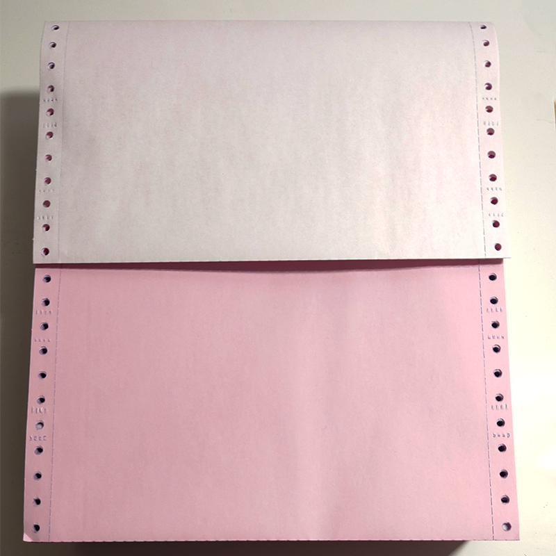 包邮241*140MM空白二联机打单连打纸三联送货单明细单入库销售单