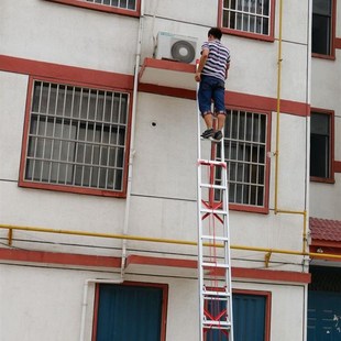 楼梯家用户外升降梯长梯云梯多功能消防工程工程铝合金梯子厚折叠