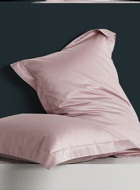 枕套纯棉100全棉一对装50x80酒店大尺寸枕头套60cmx90cm特大65x85