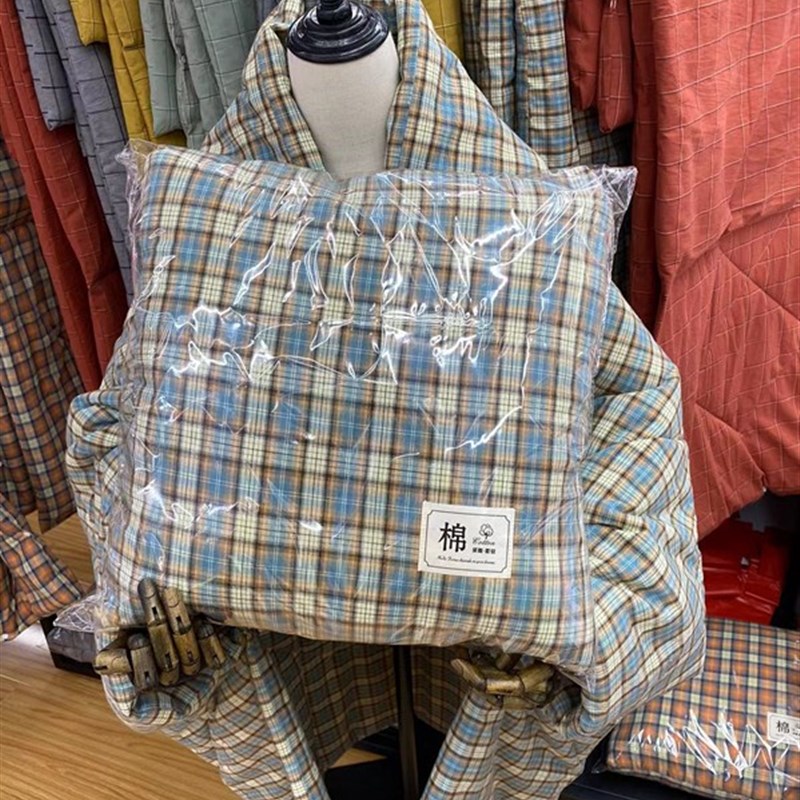 多功能抱枕被子两用纯棉披肩午休被办公室汽车空调夏沙发靠垫床上