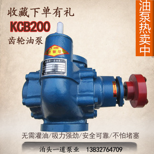 960齿轮油泵高温电动增压输送抽柴油自吸泵 KCB200 300 483.3 633