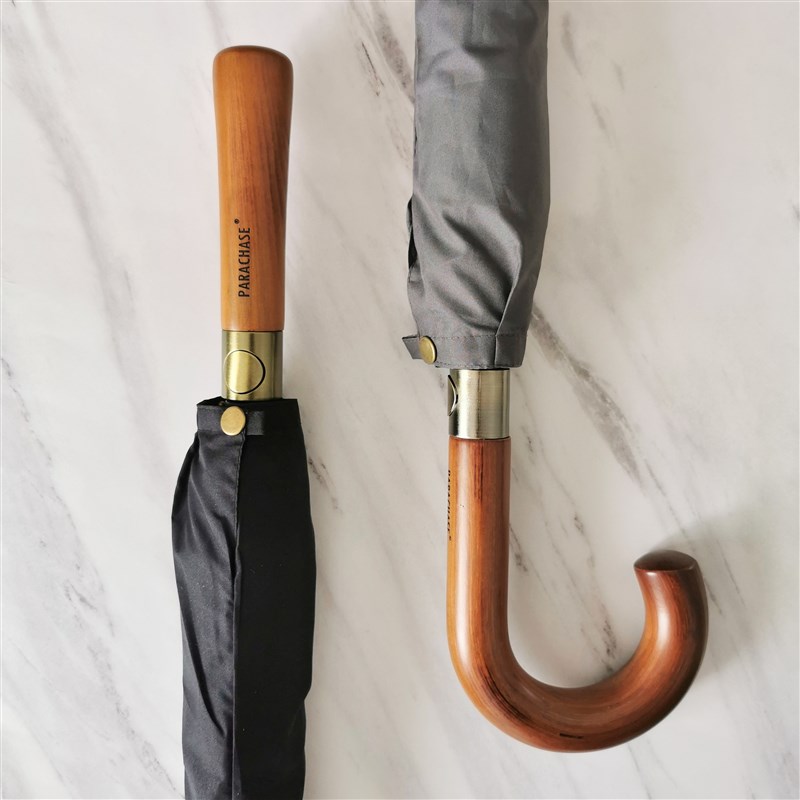 雨伞英伦绅士男复古实木长柄暴雨防台风层超大直柄人商务