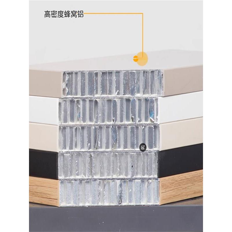 全铝18厘蜂窝板双面PET门定制厨房橱柜门衣柜门板带框免打孔安装