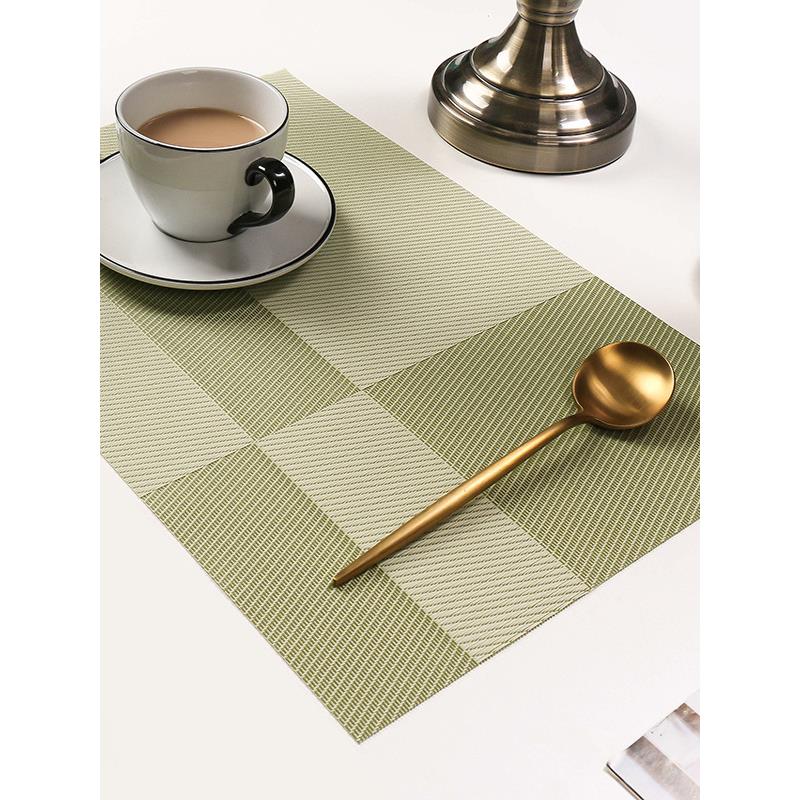 厂家餐垫PVC餐桌垫隔热垫碗家用北欧西餐垫酒店餐厅可水洗特斯林