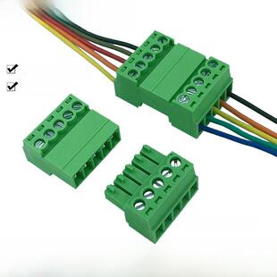 3.5mm小间距无焊空气对接端子座Xk15Edgrk-3.5公母插头插座