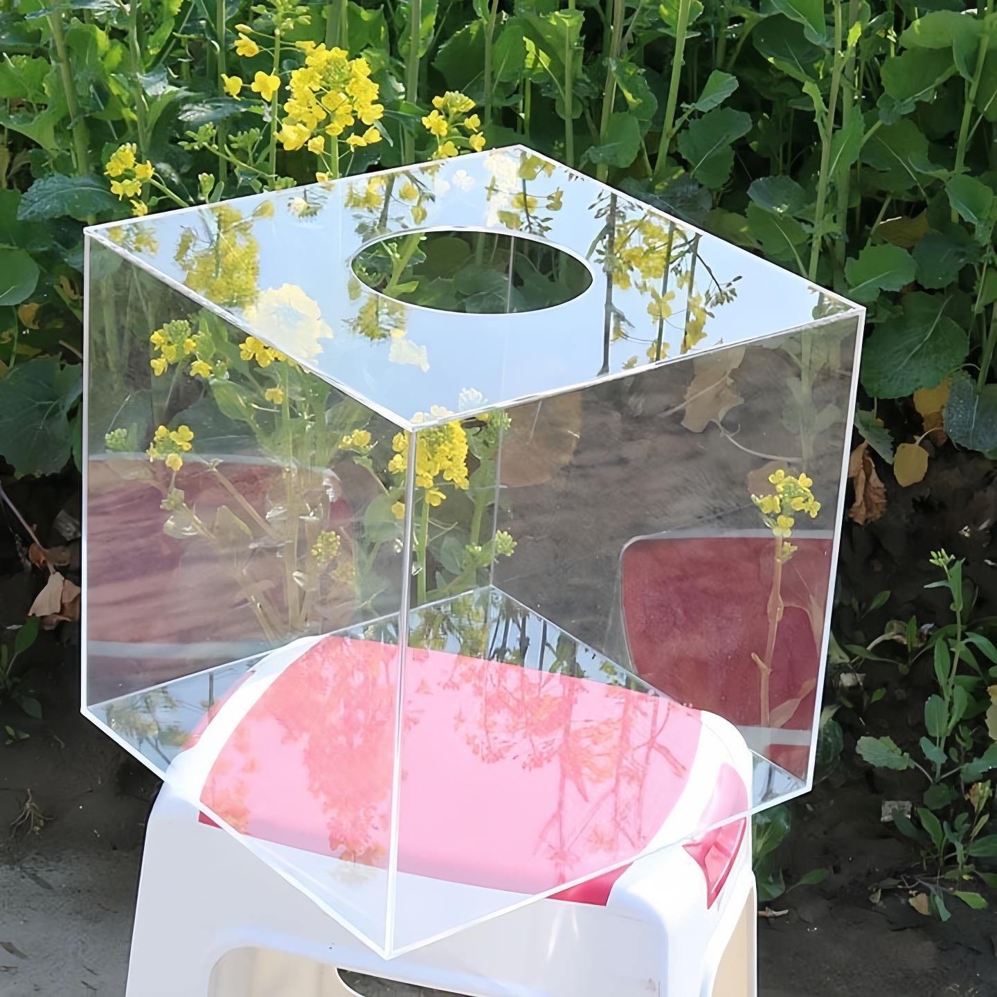 透明亚克力抽奖箱结婚diy礼金箱失物招领箱功德捐款箱小型收纳盒