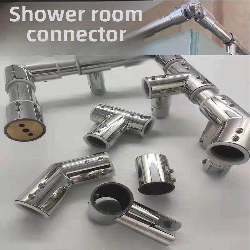 玻璃门法兰连接码T型夹拉杆连接件玻璃夹浴室淋浴房玻璃门固定夹,家装主材,淋浴房配件,淘宝优惠券,粉丝福利购,淘宝优惠卷