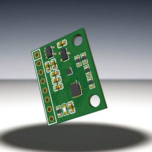 LWKJ九轴IMU BMI270+BMM350模块高性能9DOF支持SPI IIC,超BMX160