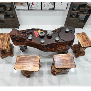 根雕架茶台原实木底座盆景架鱼缸奇石底座客厅