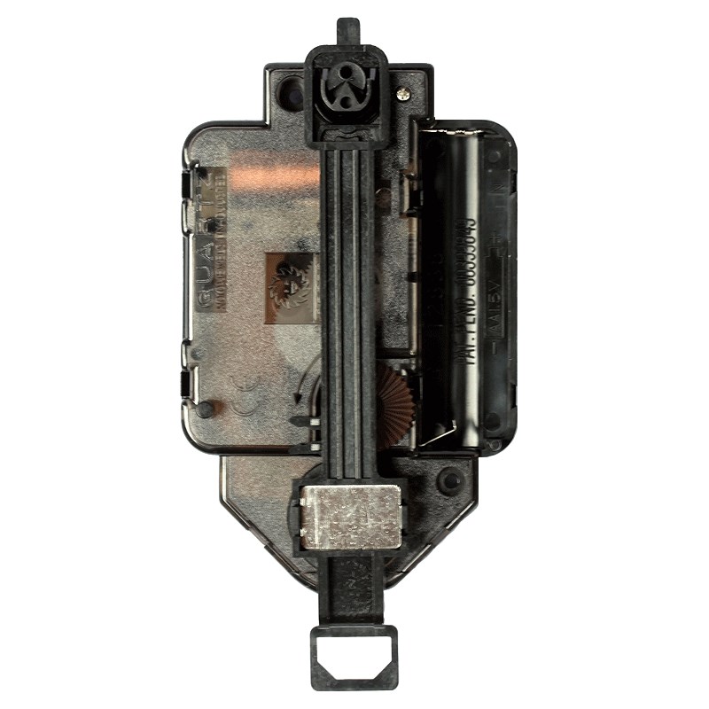 12888太阳摇摆机芯跳秒石英钟芯配件挂钟长轴15mm一体钟表芯