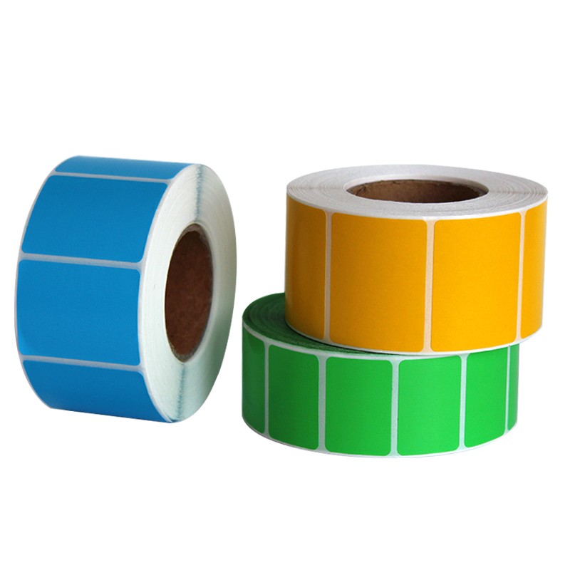 见深彩色热敏标签纸宽*      9mm干胶打印条码贴纸*cm卷筒