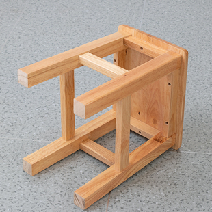 实木长方凳加粗加固凳橡木凳学校培训构小吃店实木凳家用木凳