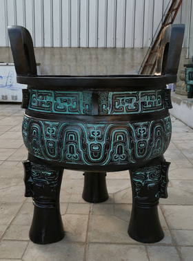铜鼎 黄铜鼎 仿古青铜鼎 大鼎 司母戊鼎 公司业礼品