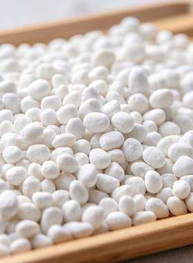 5斤黄色白色黑色磨圆洗米石景观造景枯山水石子园艺庭院天然装饰