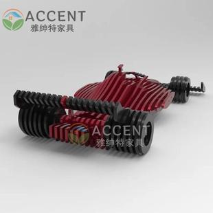 现代艺术切片赛车造型装置商业空间雕塑设计师款创意陈设家具