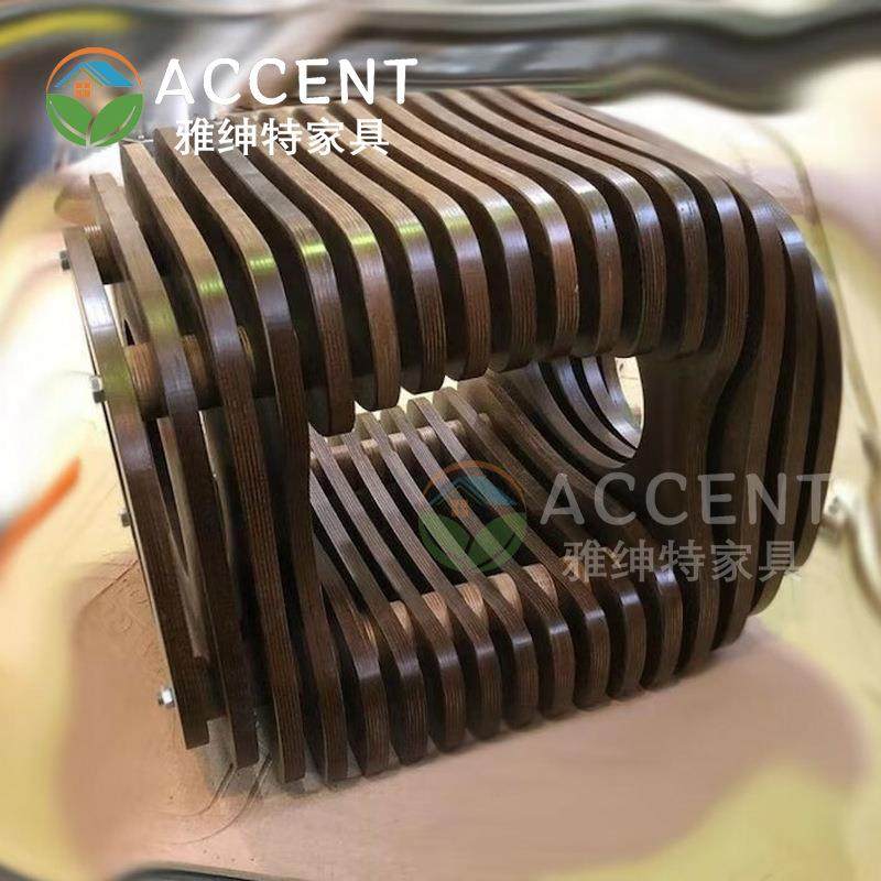 参数化家具公共等候区单人休闲实木矮凳切片组合凳子有现货,商业/办公家具,休闲椅系列,淘宝优惠券,粉丝福利购,淘宝优惠卷