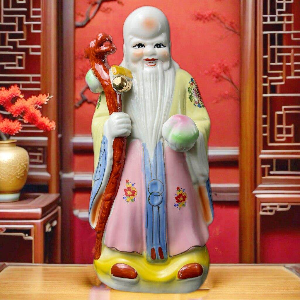 寿星像厅招财富贵客长星寿ZMN摆件老寿老人神星南极仙翁福禄寿佛