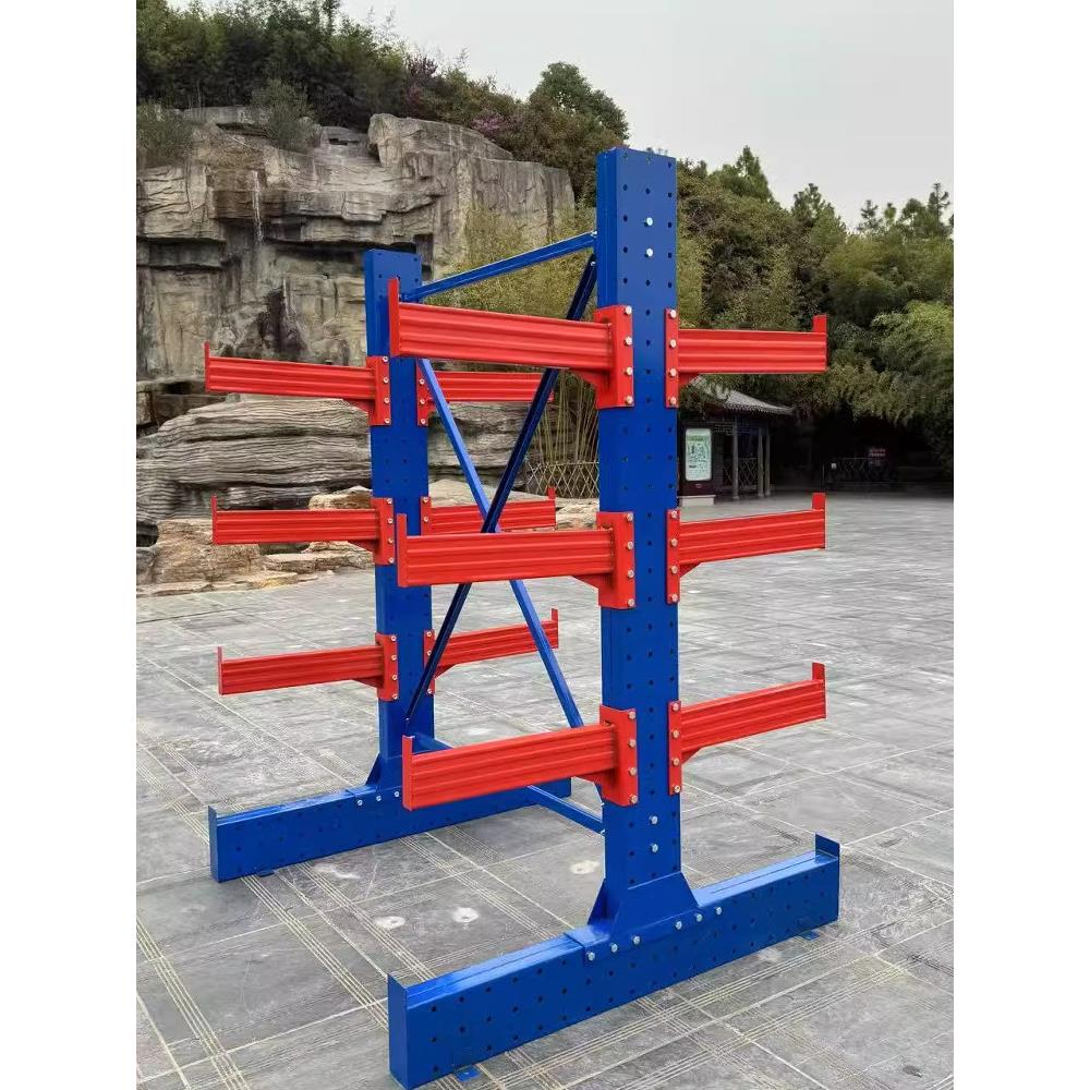 单悬臂大型加厚型货重仓仓库单双面五金储铝材管材架子架置物架