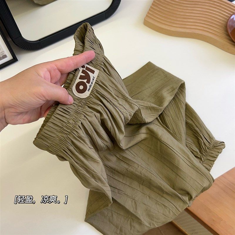 儿童雪花肌理裤2023夏季防蚊裤男女童抖抖裤凉凉休闲裤宽松舒适,童装/婴儿装/亲子装,裤子,淘宝优惠券,粉丝福利购,淘宝优惠卷