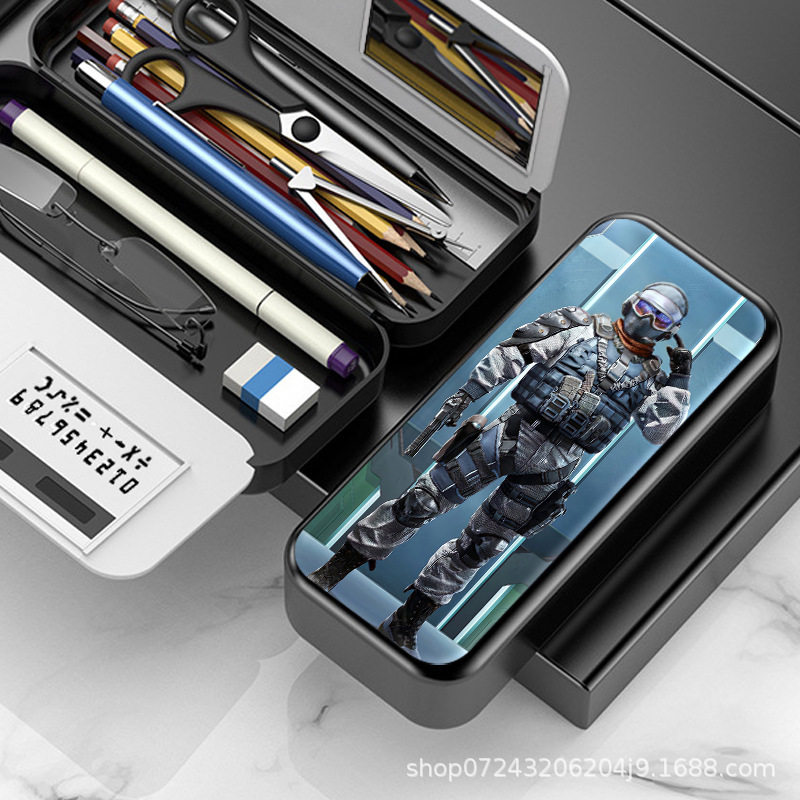 和平精英文具盒吃鸡中儿童小学生多功能笔盒男孩铅笔盒大容量笔袋