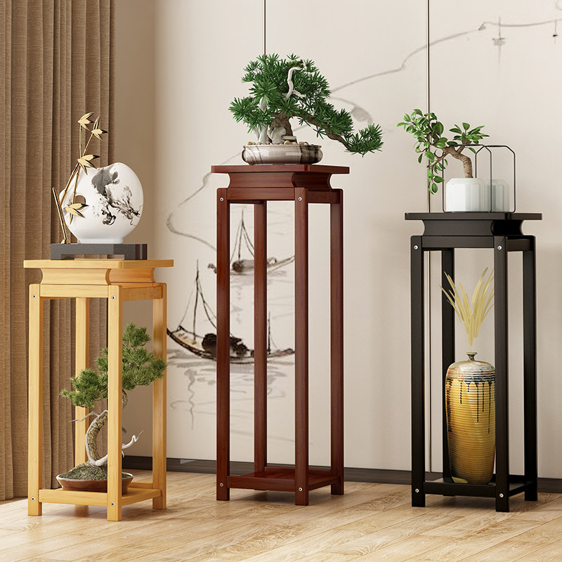 花架子客厅简约置物架室内花盆架2022新款落地式吊兰架新中式花几