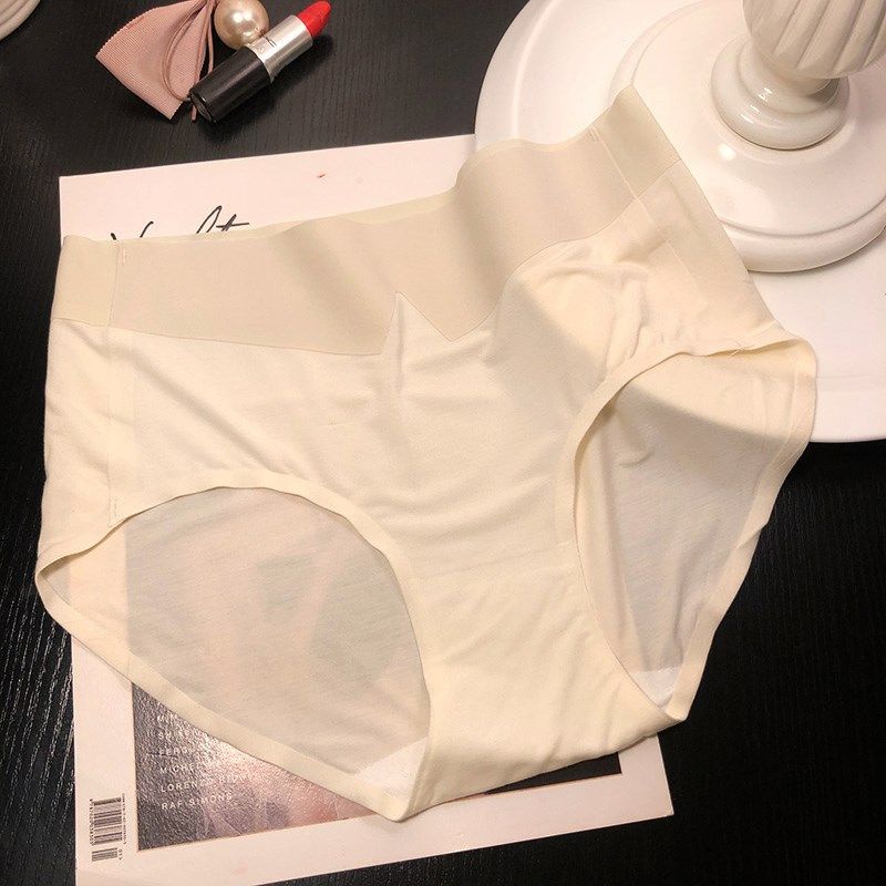 夏季透气欧美无痕丝滑中腰性感内裤女式优雅包臀三角裤买3送1学生