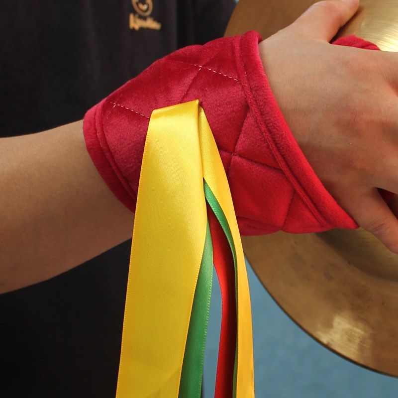 军镲丝巾固定丝带秧歌镲手带腰鼓镲抓手带铜镲带铜钹带彩带把手带