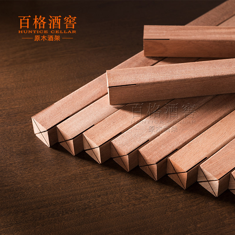 酒庄实木酒架展示架大型酒窖红酒柜工业风酒架酒吧隔断装饰红酒墙