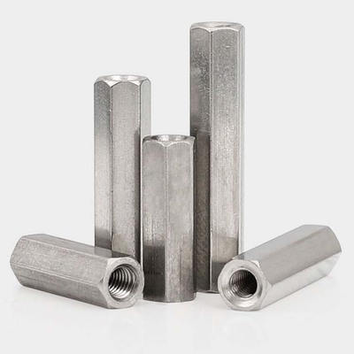 304不锈钢双通六角柱螺母支撑隔离柱主机壳主板接线螺柱M2-M6M8M2