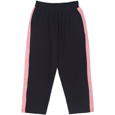 胖童装胖女童九分裤大童加肥加大裤子夏胖女孩大码宽松休闲裤纯棉