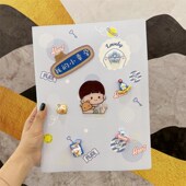 可爱宝宝孕检收纳册孕妈妈产检b超档案册a4a5页便携文件夹资料册