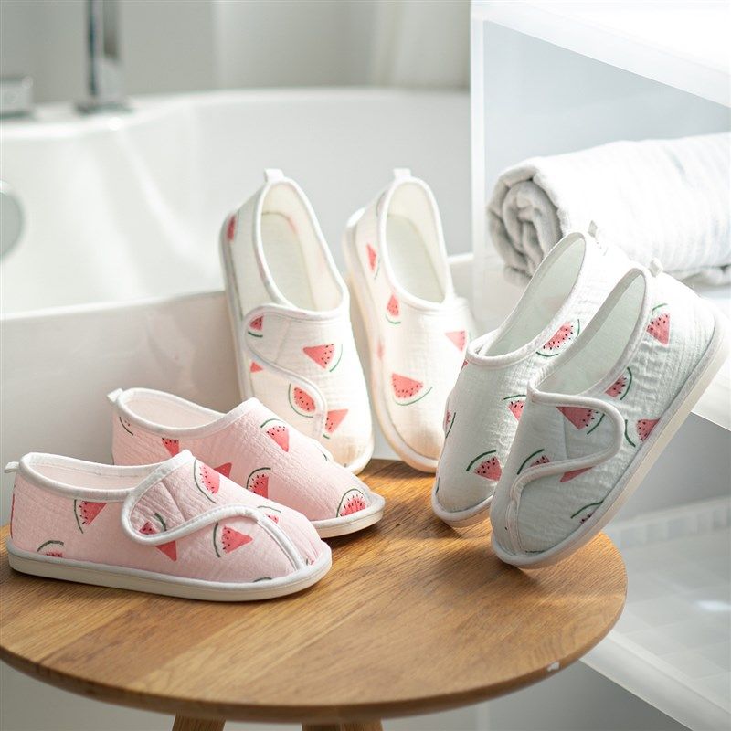 纱布月子鞋78月份夏季薄款透气包跟产後孕妇鞋春夏56月软底孕妇鞋,居家布艺,居家棉拖/棉鞋,淘宝优惠券,粉丝福利购,淘宝优惠卷