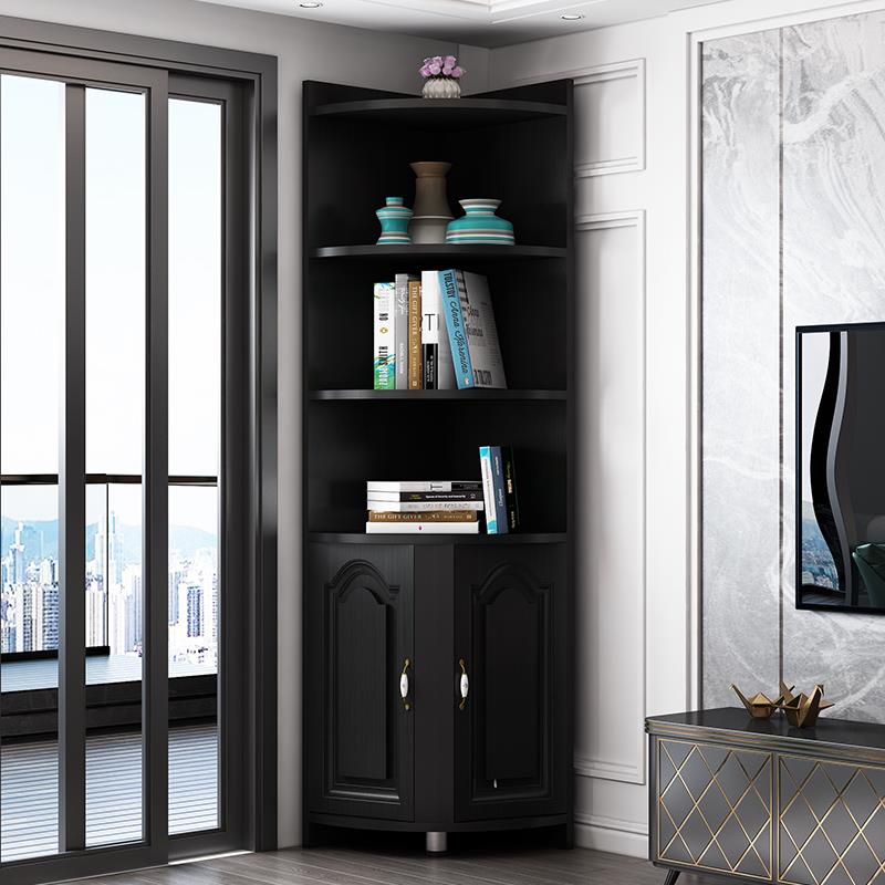 实木卧生态客厅室5285台欧式三角阳柜墙角转角拐角落柜置物架收纳