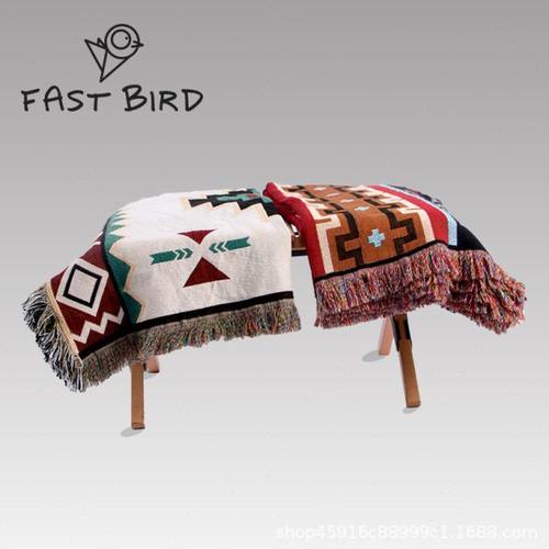 户外露营盖毯复古民族风野餐垫北欧风苏克雷毯加厚保暖帐篷装饰