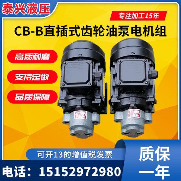CB-B10/B6/CB-B4锯床齿轮油泵电机组CBW-B2.5JZ 0.37/0.55KW润滑