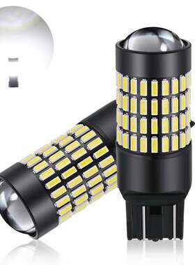 汽车led转向灯泡7443爆款刹车灯4014-102W日行灯小车配件透镜尾灯