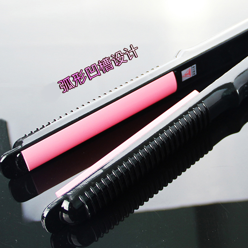 卷直发器凹凸U型弧形夹板空气刘海C弯发尾内扣梨花头离子烫卷发棒