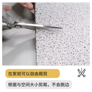 丝圈入户门地垫红色门外脚垫高弹进门垫子门口门垫可裁剪地毯2024