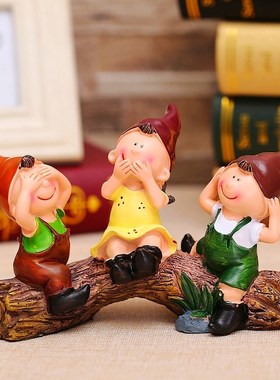 儿童节礼物春色满园蔬菜水果吊脚情侣娃娃田园风家居摆件装饰