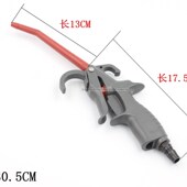高压 全塑料强风吹尘枪气动 气动 吹风枪 气动除尘枪 吹气枪加长