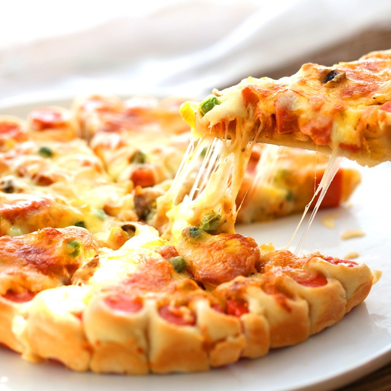 9寸不沾披萨烤盘 pizza饼底盘圆形蛋糕模具烤箱烘焙专用工具
