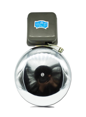 无火花外击式电铃 SHF-200mm白色8寸学校工厂车间上下班专用220V