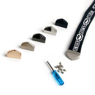 金属头卡扣绳头衣服裤子帽绳裤绳配件抽绳带子吊钟可螺丝固定18mm