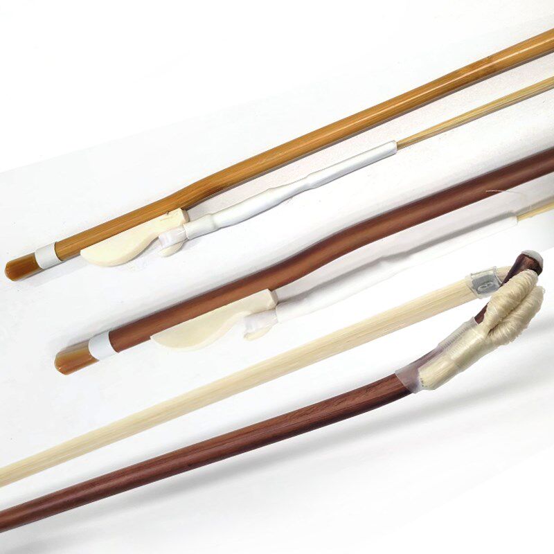 二胡琴弓子专业演奏高级二胡拉弓紫檀箭竹蒙古天然真公马尾原白色