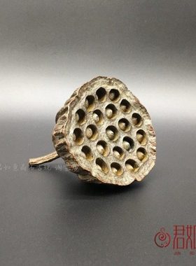 复古包浆实心铜莲蓬摆件铜荷花莲子莲心铜艺微雕莲藕茶宠精工铜器