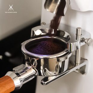 远岸意式浓缩咖啡机品测不锈钢无底手柄58mm粉碗手压咖啡萃取器具