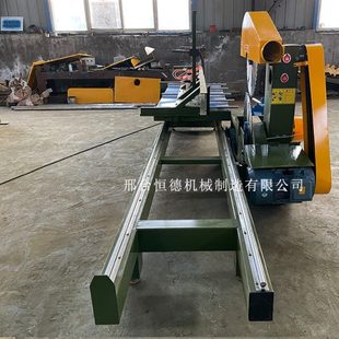 大型电动圆木推台锯全自动开板开方锯木工机械开料精密圆盘裁板锯