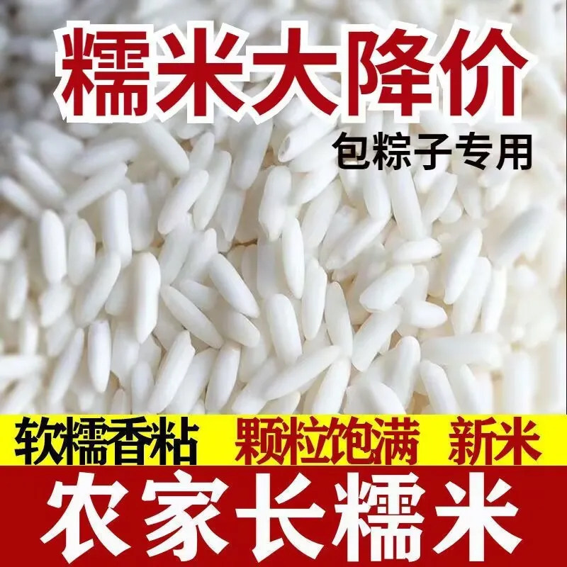 【白糯米】颗粒饱满包粽子农家自产煮早餐粥长白糯米杂粮新鲜杂粮