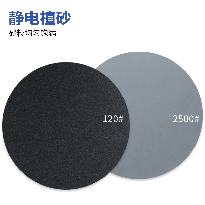 M.T10寸250mmp圆形金相砂纸背胶无胶研磨沙纸双面胶打磨抛光水砂